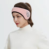Plus Velvet Autumn Ladies Outdoor Luminous Warm Earmuffs Forehead Protection Cold Ear Cover, Size: Free Size( Pink)