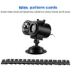 12 Cards AU Plug Color Card Pattern 9W Christmas Projection Light Remote Control Snow Light