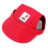 Dog Baseball Cap - Red, Medium (28-41cm Neck)