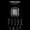 C20Plus 1.81-inch Health Monitoring Waterproof Bluetooth Call Smart Watch, Color: Black Bamboo Knot