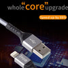 IVON CA89 2.1A USB to 8 Pin Braid Fast Charge Data Cable, Cable Length: 1m(Grey)