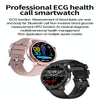ET470 1.39 inch Color Screen Smart Watch Silicone Strap, Support Bluetooth Call / ECG(Beige)