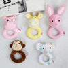 Baby Hand Rattles Toys Hand Grip Stick Newborn Soothing Toys,Style: White Rabbit