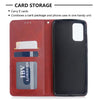 For Galaxy S20+ Rhombus Texture Horizontal Flip Magnetic Leather Case with Holder & Card Slots(Red)