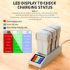 For DJI Mini 4 Pro / Mini 3/ Mini 3 Pro STARTRC 3 in 1 Charging Butler Battery Charger with Screen(Grey)