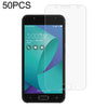 50 PCS 0.26mm 9H 2.5D Tempered Glass Film For Asus ZenFone V Live
