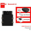 KONNWEI KW902 Bluetooth 5.0 OBD2 Car Fault Diagnostic Scan Tools Support IOS / Android(Green)