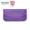 RFID Signal Blocking Bag, Violet, 6.5" Phone, Anti-Theft Faraday Pouch