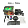 12 Cards AU Plug Not Easy To Fade Card Pattern 9W Double Cylinder Water Pattern Christmas Projection Light