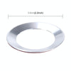 Car Aluminum Steering Wheel Decoration Ring For Volkswagen(Silver)