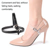 1 Pair High Heels Prevent Heel Drop Shoe Strap(Mirror Black)