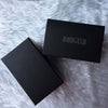 BAOGELA Paper + Sponge Square Watch Packaging Box Black Watch Gift Box, Size: 12.1 x 7.6 x 6.8cm