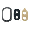 10x Black Camera Lens Cover & Bezel for Samsung Galaxy J4 (J400)