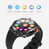 HT17 1.46 inch Round Screen Bluetooth Smart Watch, Support Health Monitoring & 100+ Sports Modes(Orange)