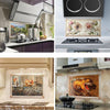 Self-Adhesive Heat-Resistant Oil-Proof Stickers Household Kitchen Stove Tile Wall Stickers, Specification: LZ-011(58x80cm)