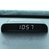 Solar Night Light Car Clock Automotive Electronic Clock Temperature Time+Date+Week+Temperature(White Light)