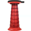 Outdoor Portable Lotus Heightened Folding Telescopic Stool(Red)