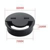 80mm Desktop Outlet USB Cable Wire Hole Cover Round Winder Holder