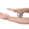 1 Pair Magnetic Massage Ball Relax Muscle Finger Plantar Pressure Massage Stab Ball, Size:4.7cm(Silver)