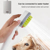 Pet Shower Massage Nozzle with Hose - Green