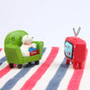 TV Resin Decorative Ornaments Micro-landscape Landscaping Flower Props Shooting Props