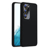 For Samsung Galaxy S22 5G Nano Lens Cover Liquid Silicone Phone Case(Black)