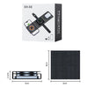 XH-X8 15W 3-in-1 MagSafe Foldable Mini Magnetic Mobile Phone Earphone Watch Wireless Charger(Black)