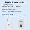 PD30W USB-C / Type-C + 8 Pin + USB Charger with Type-C to 8 Pin Date Cable(UK Plug)
