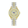 BS Bee Sister FA1686 Diamond Inlaid Ladies Watch Jewelry Chain Watch(Silver Golden)