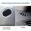 Car Left Side Dashboard Small Air Outlet Circular Air-conditioning Outlet for Mercedes-Benz C Class W204 (Brown)