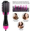 2 in 1 Multi-functional Comb Styling Rotating Hot Hair Dryer Straightener Curler US Plug