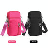 HAWEEL Mini Crossbody Vertical Zipper Pouch Phone Case Bag(Black)