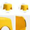 Children Stool Home Living Room Triangle Small Stool Anti-skid Short Plastic Stool, Size:Small(White)