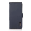 For Asus ROG Phone 7 KHAZNEH Side-Magnetic Litchi Genuine Leather RFID Phone Case(Blue)
