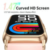CY22 1.47 inch Silicone Strap IP67 Waterproof Smart Watch, Support Heart Rate / Blood Pressure(Black)