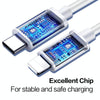 USB-C / Type-C 3.1 Male to 8 Pin Male Data Cable, Cable Length: 1m(White)
