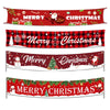 Christmas Ornaments Letters Banner Festive Party Scene Arrangement Props,Size:300 x 50cm(002)