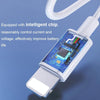 ROMOSS CB12 2.4A Mobile Phone USB Charging Data Cable for iPhone, Length: 1.5m
