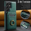 For Samsung Galaxy S23 Ultra 5G DG.MING K1 MagSafe Detachable Wallet RFID Back Cover Phone Case(Green)