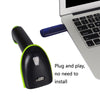 Laser Wireless Scanner Bluetooth Scanner Supermarket Express Scanner, Model: 3100 (2D) Two-dimensional Bluetooth