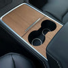 For Tesla Model3/Y Central Control Panel Modification Anti-Scratch Protective Sticker(Carbon Fiber Matte)