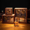 USB Automatic Mechanical Watch Shaker Watch Rotates Places Storage Box, Color: 4 Watches Black