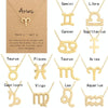 Zodiac Signs Necklace Electroplate Alloy Short Chain Jewelry, Style: Virgo Silver