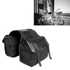 Bicycle Mountain Bike Back Pack Canvas Bag Cycling Supplies Equipment(Black)