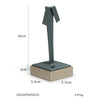 5.5x5.5x12cm Y Stud Holder Pearl Gray Jewelry Bracelet Earrings Display Stand