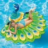 Oversized Eacock Mount Floating Row Surfboard Inflatable Lounge Chair Water Swimming Supplies, Style:Bag Packaging