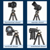 QingZhuangShiDai Q8805C CNC Camera SLR Carbon Fiber Tripod Without Central Axis(Black Gold)