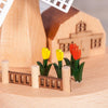 Windmill Shape Home Decor Originality  Wooden Musical  Boxes