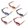 Retro UV400 UV Protection PC Frame AC Lens Sunglasses(Purple)