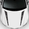 D-1037 Striped Car Sticker Car Side Door Cover Rearview Mirror Combination Sticker(Black)